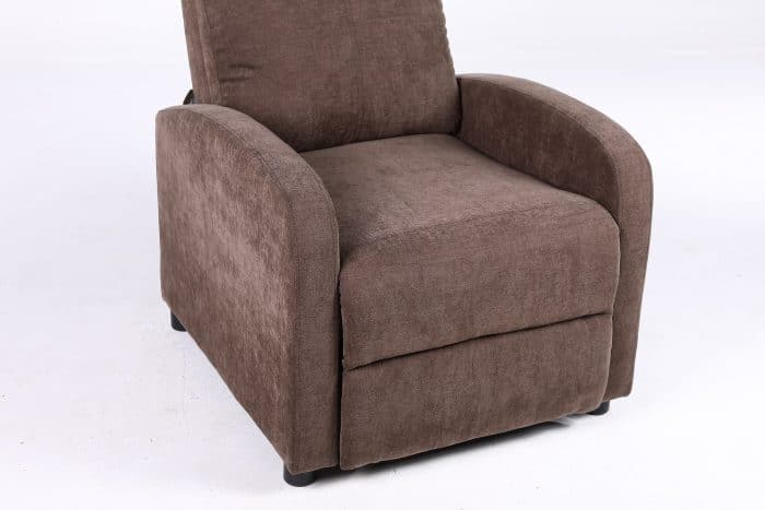 Fotoliu Recliner Premium din Stofă Maro – Confort și Relaxare Modernă - imagine 14