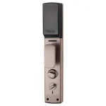 Încuietoare Smart YALLA pentru Ușă cu Amprentă, PIN, Card și Cheie – Finisaj Bronz Antichizat - imagine 2