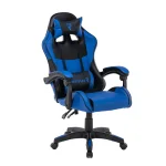 Scaun Gaming Tron Thrones Blue-Black, Recliner, Spătar Reglabil 150°, Negru, Albastru - imagine 2
