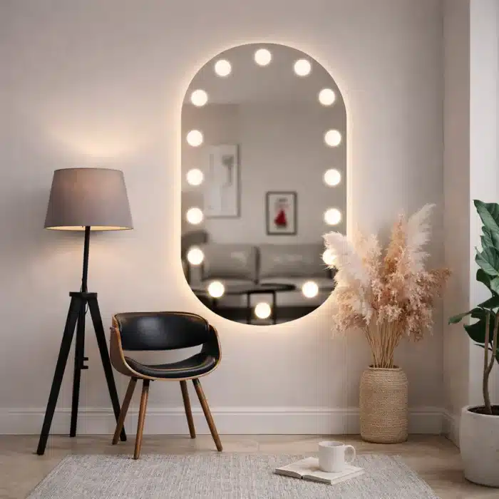 Oglindă LED Touch Infinitium cu Sistem Dezaburire, 60×80 cm, Lumină Neutră - imagine 2