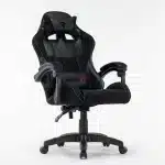 Scaun Gaming Tron Thrones Blue-Black, Recliner, Spătar Reglabil 150°, Negru - imagine 11