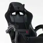 Scaun Gaming Tron Thrones Blue-Black, Recliner, Spătar Reglabil 150°, Negru - imagine 9