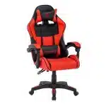 Scaun Gaming Tron Thrones Blue-Black, Recliner, Spătar Reglabil 150°, Negru, Rosu - imagine 4