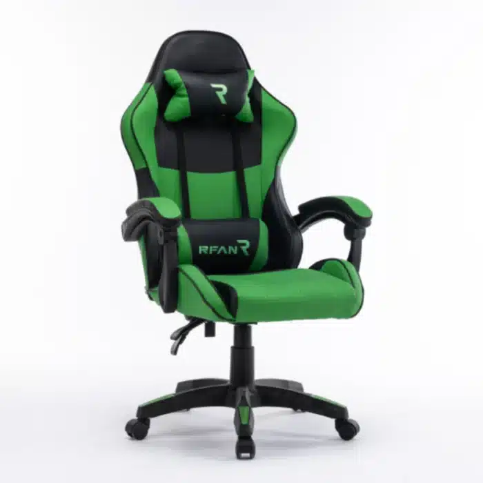 Scaun Gaming Tron Thrones Blue-Black, Recliner, Spătar Reglabil 150°, Negru, Verde - imagine 4