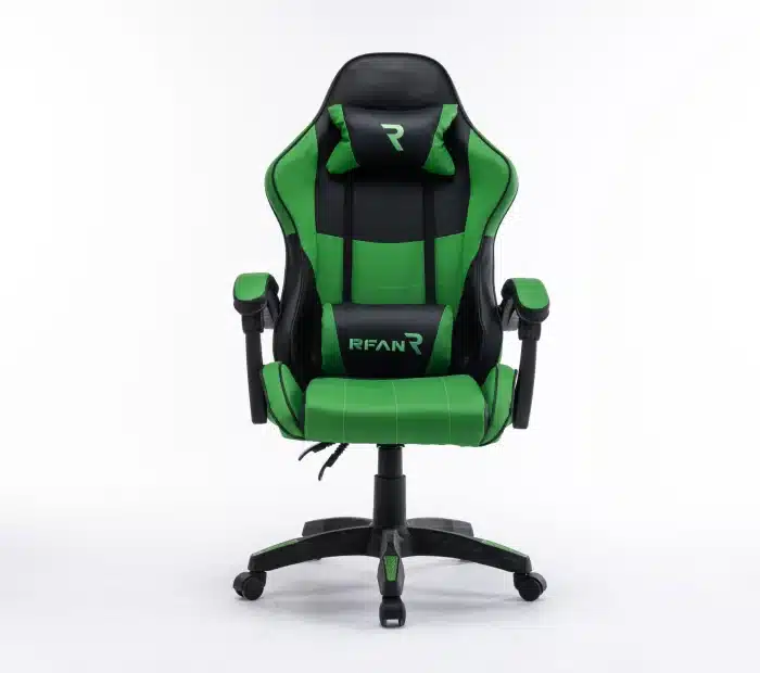 Scaun Gaming Tron Thrones Blue-Black, Recliner, Spătar Reglabil 150°, Negru, Verde - imagine 2