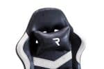 Scaun Gaming WF-606 Negru, Reglabil, Suport Lombar și Cervical - imagine 10