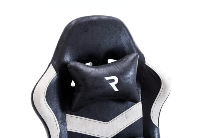 Scaun Gaming WF-606 Negru, Reglabil, Suport Lombar și Cervical - imagine 10