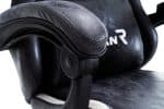 Scaun Gaming WF-606 Negru, Reglabil, Suport Lombar și Cervical - imagine 3