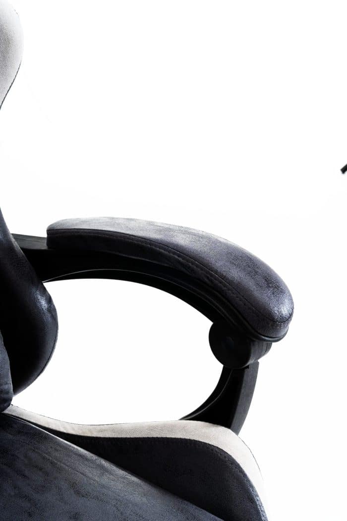 Scaun Gaming WF-606 Negru, Reglabil, Suport Lombar și Cervical - imagine 7