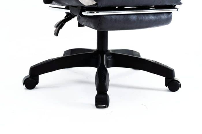Scaun Gaming WF-606 Negru, Reglabil, Suport Lombar și Cervical - imagine 4