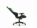 Scaun de Gaming PREMIUM Immersion Chairs Green BOC-778 – Ergonomic și Recliner, Verde, Negru, Lumini RGB si Boxa Muzixa, Conectare Bluethooth - imagine 4