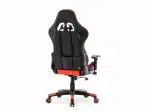 Scaun de Gaming PREMIUM Immersion Chairs Red BOC-778 – Ergonomic și Recliner, Rosu, Negru, Lumini RGB si Boxa Muzixa, Conectare Bluethooth - imagine 4