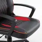 Scaun de Gaming Reglabil Professional NexaGlide WF-6040 Red – Ergonomic și Recliner, Rosu, Negru - imagine 11