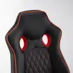 Scaun de Gaming Reglabil Professional NexaGlide WF-6040 Red – Ergonomic și Recliner, Rosu, Negru - imagine 6