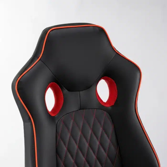Scaun de Gaming Reglabil Professional NexaGlide WF-6040 Red – Ergonomic și Recliner, Rosu, Negru - imagine 6