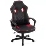 Scaun de Gaming Reglabil Professional NexaGlide WF-6040 Red – Ergonomic și Recliner, Rosu, Negru - imagine 5