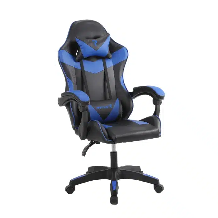 Scaun de Gaming Reglabil Professional Tron Thrones BOC-734 Blue, Albastru - imagine 8