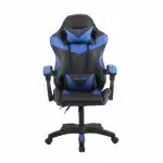 Scaun de Gaming Reglabil Professional Tron Thrones BOC-734 Blue, Albastru - imagine 2