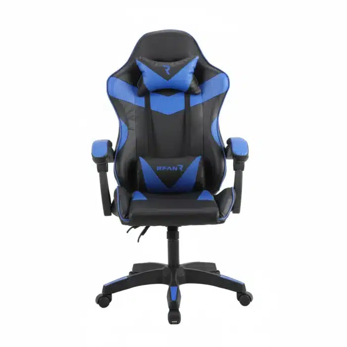 Scaun de Gaming Reglabil Professional Tron Thrones BOC-734 Blue, Albastru - imagine 2