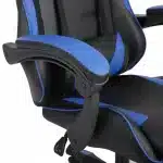 Scaun de Gaming Reglabil Professional Tron Thrones BOC-734 Blue, Albastru - imagine 7