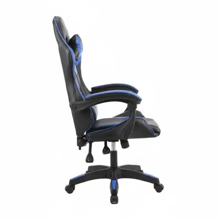 Scaun de Gaming Reglabil Professional Tron Thrones BOC-734 Blue, Albastru - imagine 6