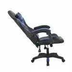 Scaun de Gaming Reglabil Professional Tron Thrones BOC-734 Blue, Albastru - imagine 10