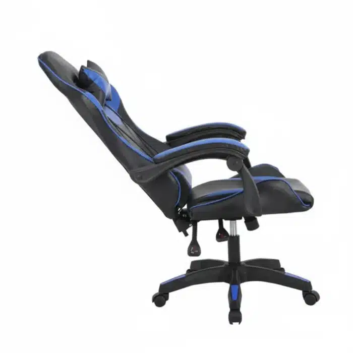 Scaun de Gaming Reglabil Professional Tron Thrones BOC-734 Blue, Albastru - imagine 10