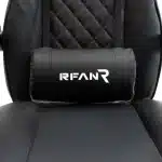 Scaun de Gaming Reglabil Professional WF-6028 Black cu Suport Picioare și Recliner, Negru - imagine 14