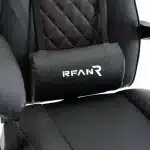 Scaun de Gaming Reglabil Professional WF-6028 Black cu Suport Picioare și Recliner, Negru - imagine 13