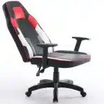 Scaun de Gaming Reglabil Professional WF-6049 Black White Red – Recliner și Ergonomic - imagine 5