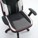 Scaun de Gaming Reglabil Professional WF-6049 Black White Red – Recliner și Ergonomic - imagine 15