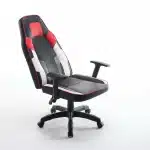 Scaun de Gaming Reglabil Professional WF-6049 Black White Red – Recliner și Ergonomic - imagine 11