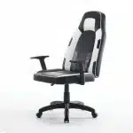Scaun de Gaming Reglabil Professional WF-6049 Black & White – Recliner și Ergonomic, Alb, Negru - imagine 12