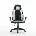 Scaun de Gaming Reglabil Professional WF-6049 Black & White – Recliner și Ergonomic, Alb, Negru - imagine 11