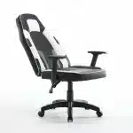 Scaun de Gaming Reglabil Professional WF-6049 Black & White – Recliner și Ergonomic, Alb, Negru - imagine 10