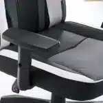 Scaun de Gaming Reglabil Professional WF-6049 Black & White – Recliner și Ergonomic, Alb, Negru - imagine 20
