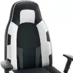 Scaun de Gaming Reglabil Professional WF-6049 Black & White – Recliner și Ergonomic, Alb, Negru - imagine 16
