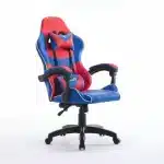 Scaun de Gaming Reglabil Professional WF-6050 Blue & Red – Ergonomic și Recliner, Rosu, Albastru - imagine 15