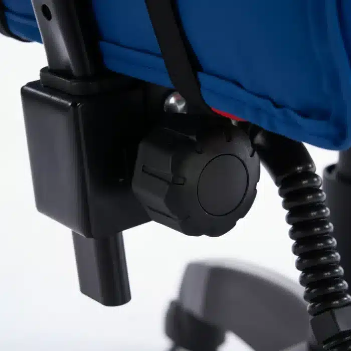 Scaun de Gaming Reglabil Professional WF-6050 Blue & Red – Ergonomic și Recliner, Rosu, Albastru - imagine 22