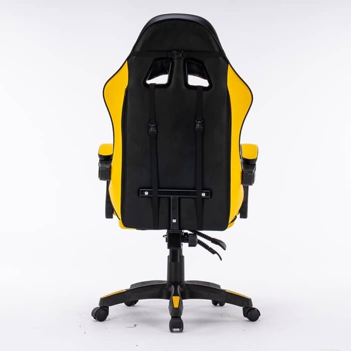 Scaun de Gaming Tron Thrones BOC-730 Galben/Negru – Recliner, Ergonomic și Reglabil - imagine 10