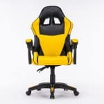 Scaun de Gaming Tron Thrones BOC-730 Galben/Negru – Recliner, Ergonomic și Reglabil - imagine 13