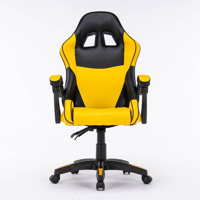 Scaun de Gaming Tron Thrones BOC-730 Galben/Negru – Recliner, Ergonomic și Reglabil - imagine 13