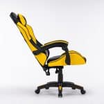 Scaun de Gaming Tron Thrones BOC-730 Galben/Negru – Recliner, Ergonomic și Reglabil - imagine 12