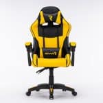 Scaun de Gaming Tron Thrones BOC-730 Galben/Negru – Recliner, Ergonomic și Reglabil - imagine 8