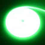 Bandă LED Lumina Verde, Siliconata FCOB 230V 10W/m IP65 – Lumină Continuă, Vânzare la Metru - Green - imagine 2