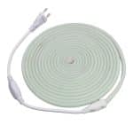 Bandă LED Lumina Verde, Siliconata FCOB 230V 10W/m IP65 – Lumină Continuă, Vânzare la Metru - Green - imagine 6