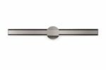 Rigolă de Duș din Inox 600x32 mm, Crom, Reversibilă 2 în 1, cu Sifon Detașabil - imagine 4
