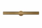 Rigolă de Duș din Inox 600x32 mm, Auriu Periat, Reversibilă 2 în 1, cu Sifon Detașabil - imagine 3