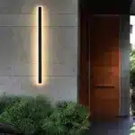 Aplică LED Exterior Indira 24W, IP65, Negru, 120 cm, Lumină Caldă 3000K - imagine 3