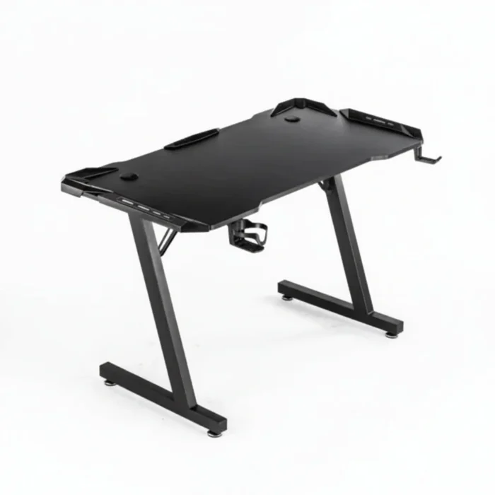 Birou Gaming 505 Black, 120x60x73 cm, cu Suport pentru Căști și Pahar - imagine 17